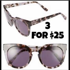 Derek Lam Stella Lilac Tortoise Sunglasses